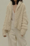 WAYING/KNIT Green Fruit Collar Short Cardigan SW202SZ60
